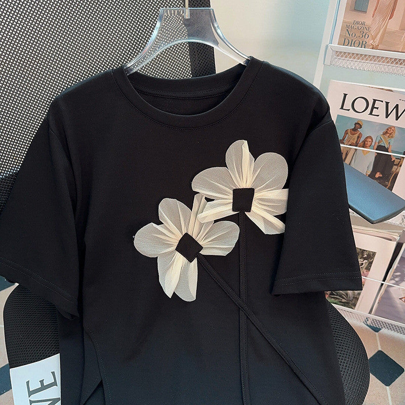 Irregular Slit Loose Top