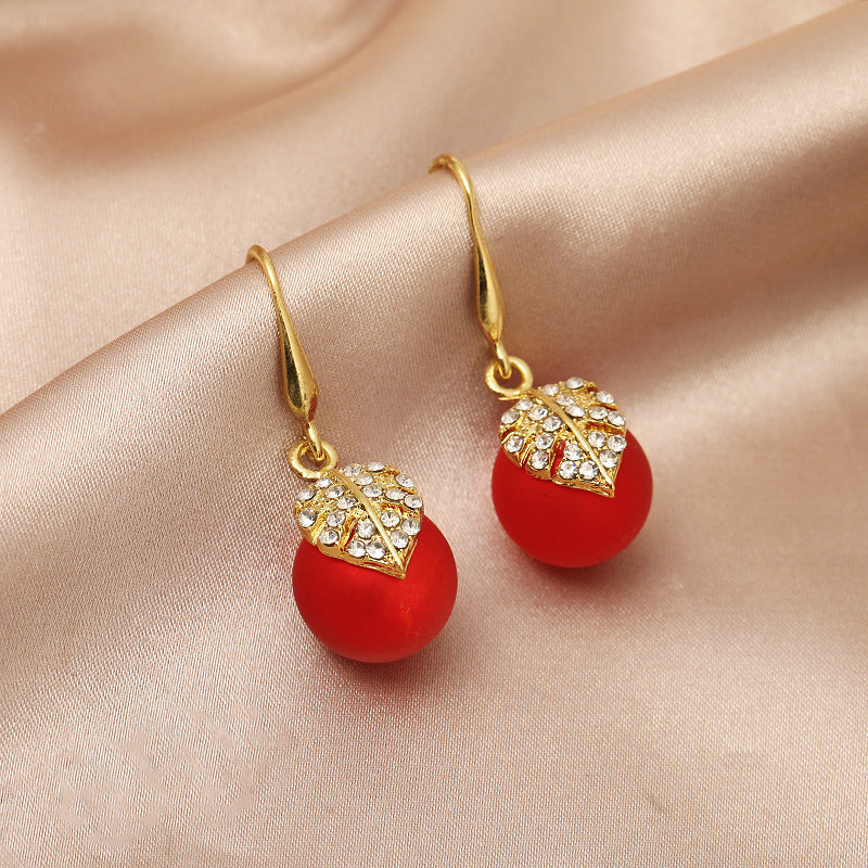 New Korean Styles Temperament Fashion Pearl Stud Earring For Women