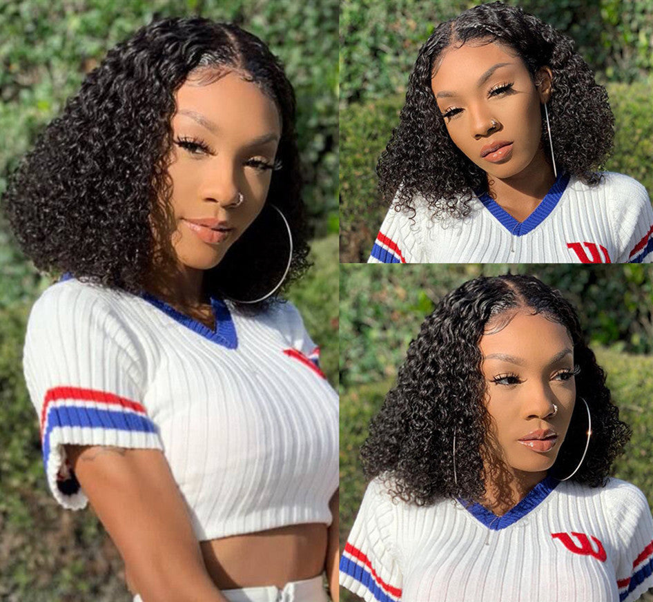 Kinky Curly Short Bob