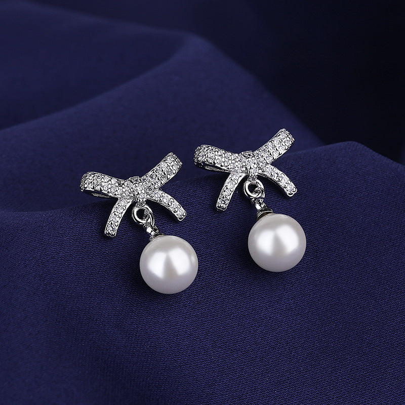 New Korean Styles Temperament Fashion Pearl Stud Earring For Women