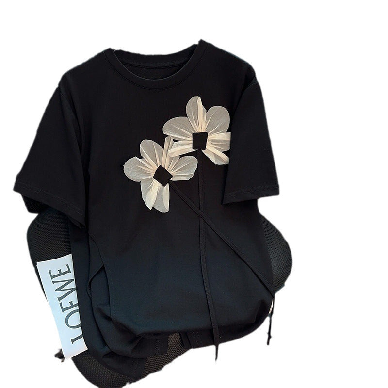 Irregular Slit Loose Top