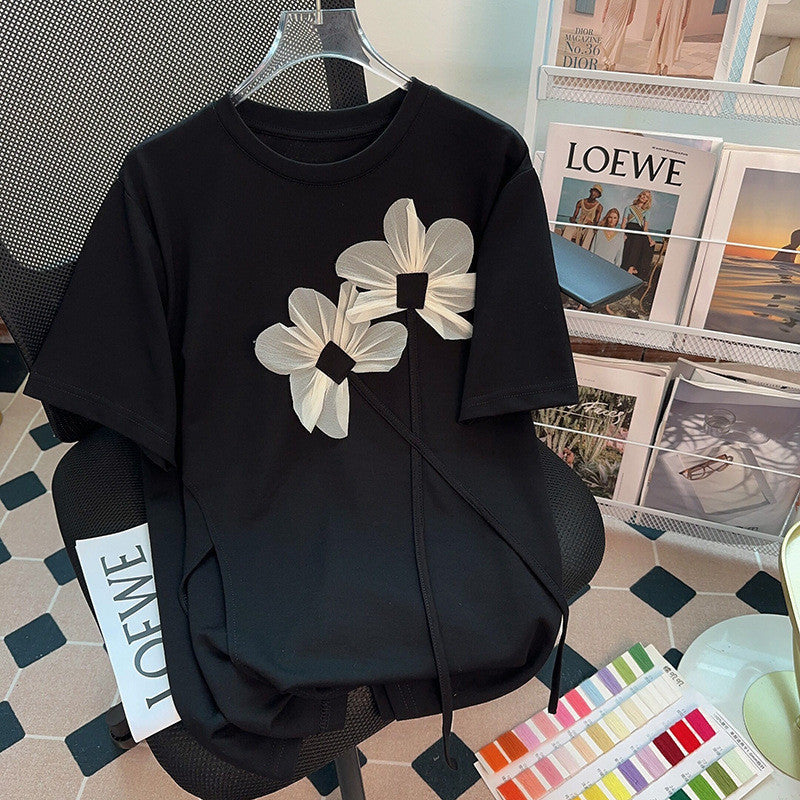Irregular Slit Loose Top