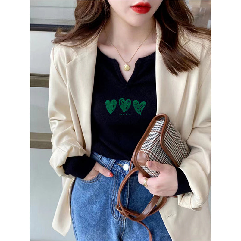 V-neck Bottom Shirt