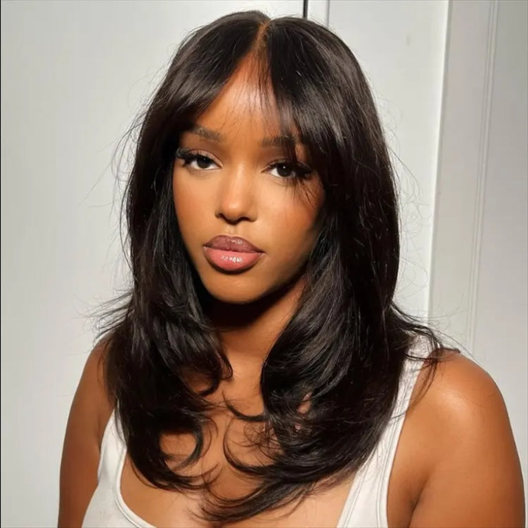 Lace Wavy Layer  Wig