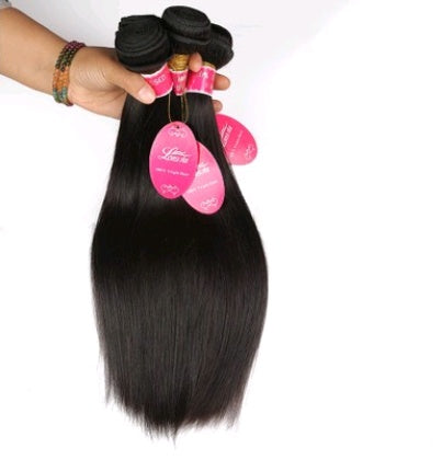 Real human hair straight