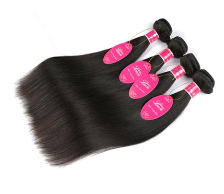 Real human hair straight