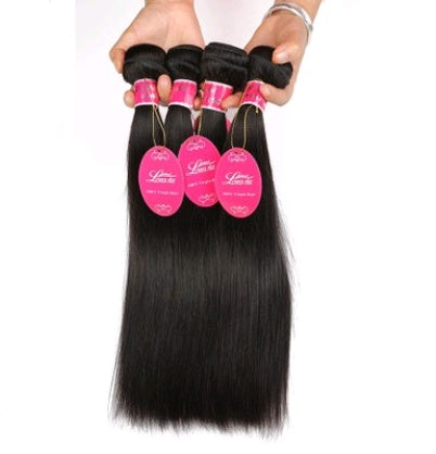 Real human hair straight
