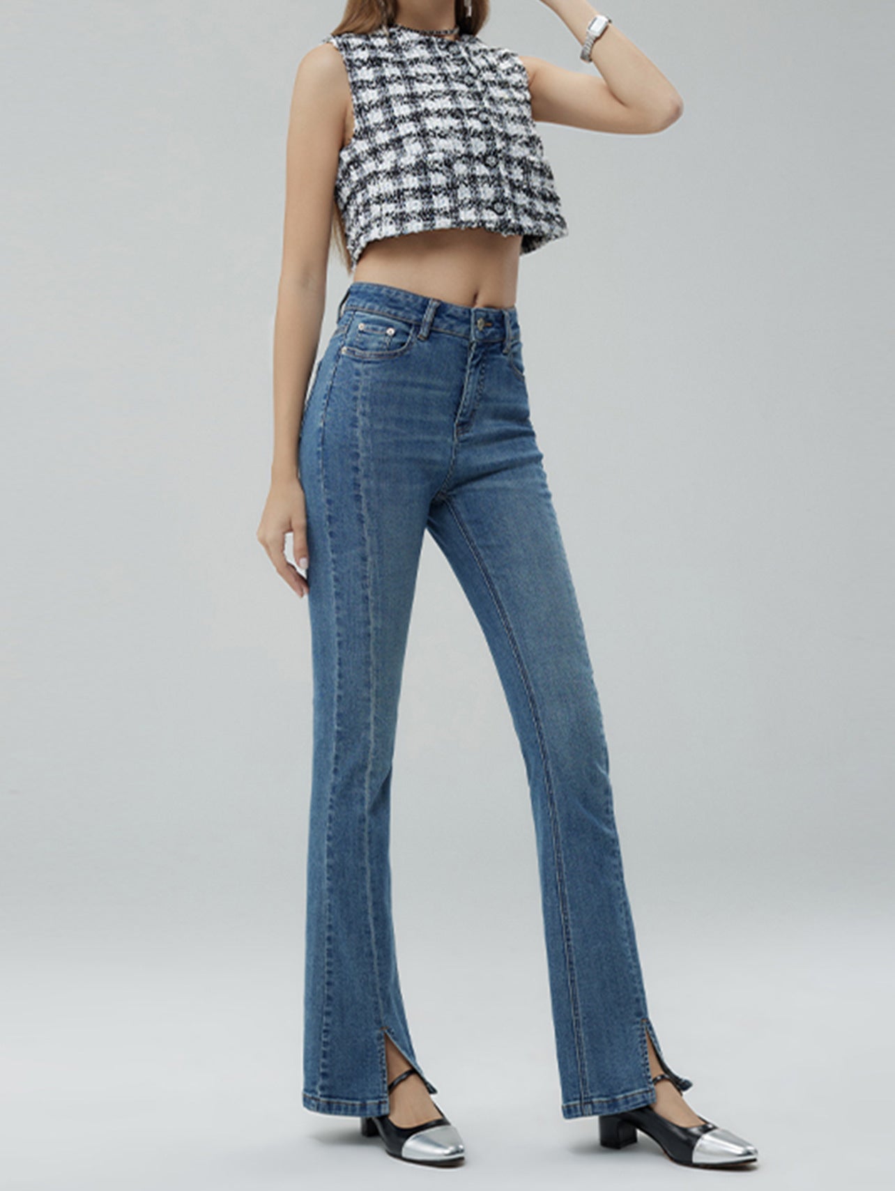 Bell-bottom Pants