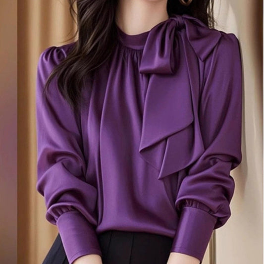 Purple Acetate Satin