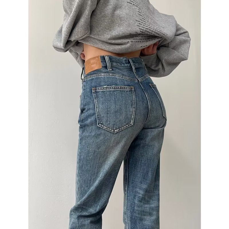 Retro Denim Pants