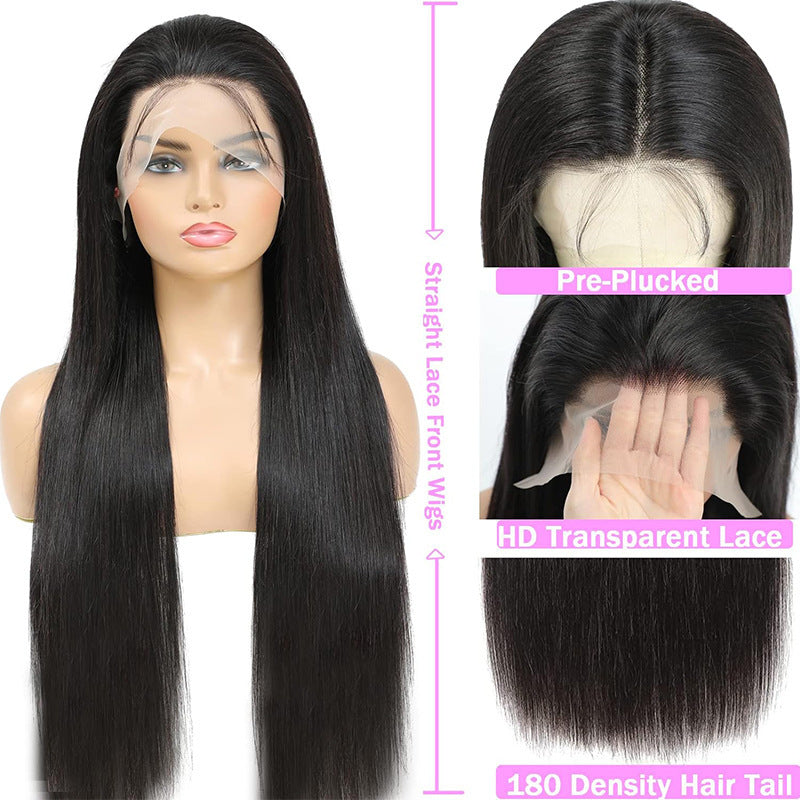 13x6 straight lace front hair