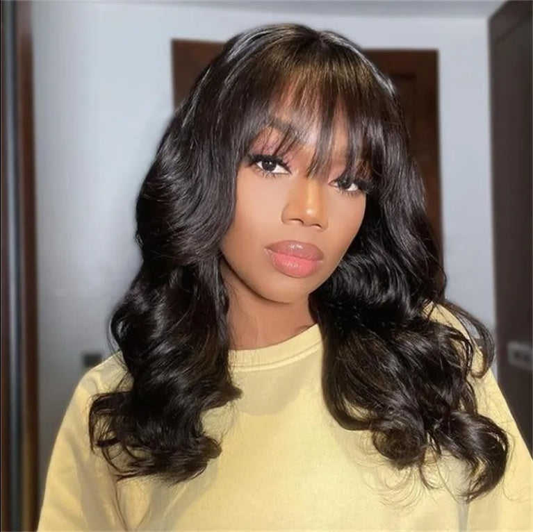 Pre-glue Free  Wavy Lace Wig
