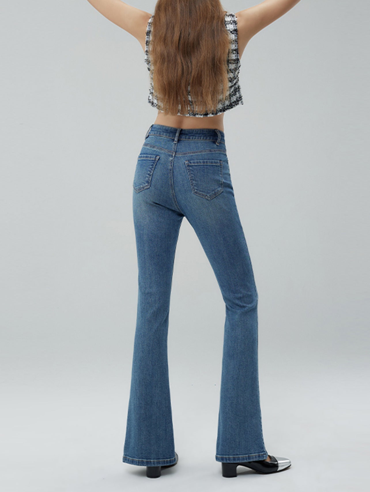 Bell-bottom Pants