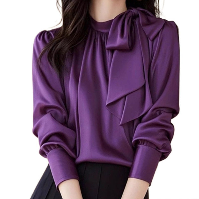 Purple Acetate Satin