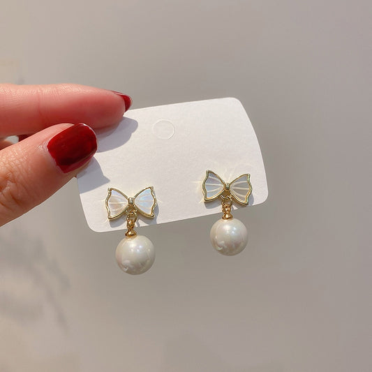 New Korean Styles Temperament Fashion Pearl Stud Earring For Women