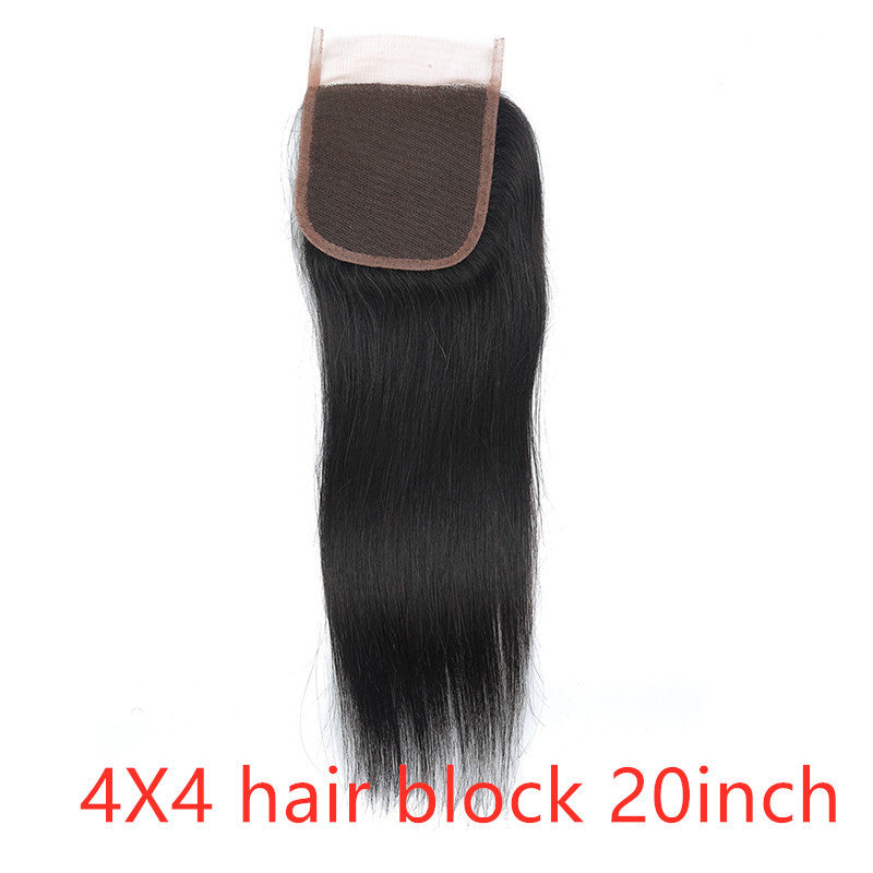 Real human hair straight