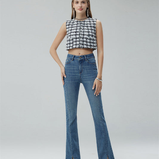 Bell-bottom Pants