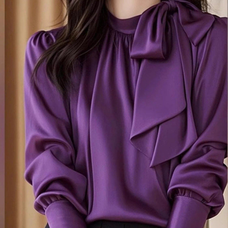 Purple Acetate Satin