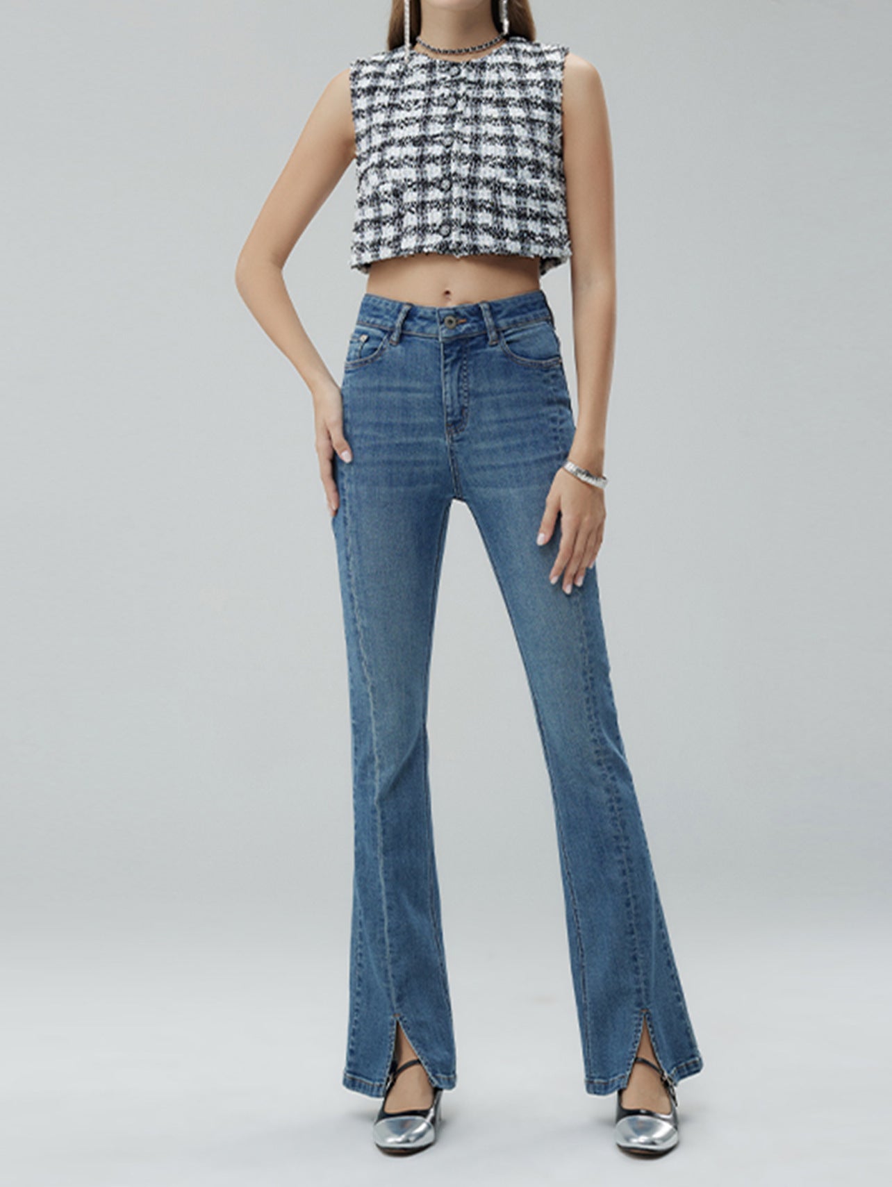 Bell-bottom Pants