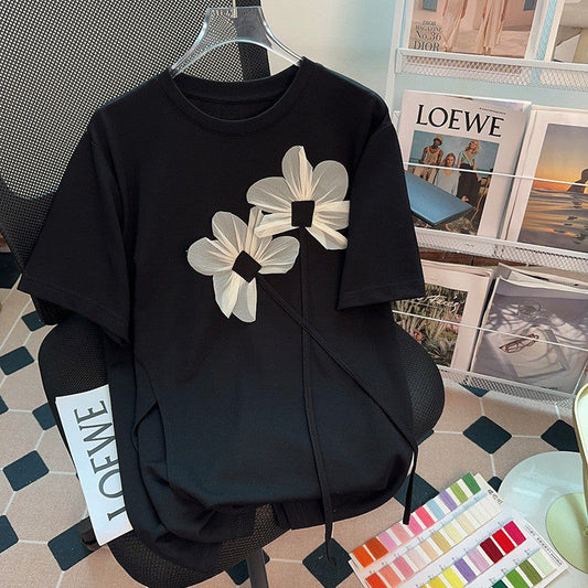 Irregular Slit Loose Top