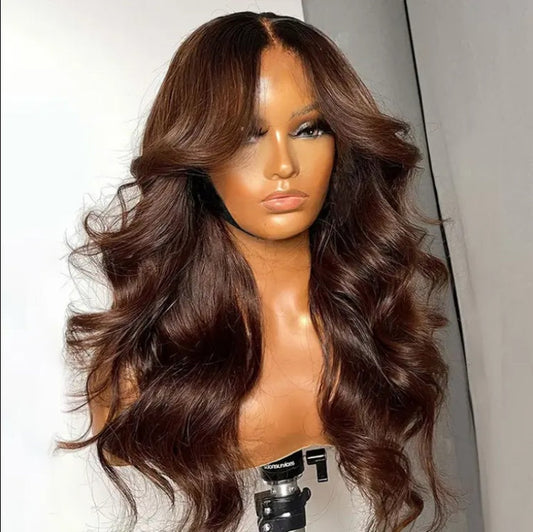 Pre-glue Free  Wavy Lace Wig
