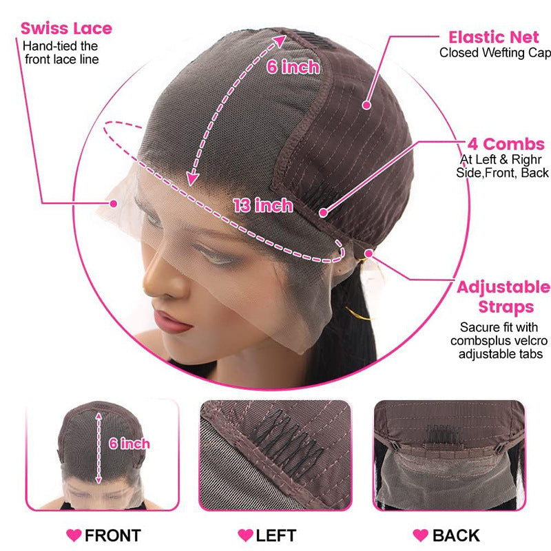13x6 straight lace front hair